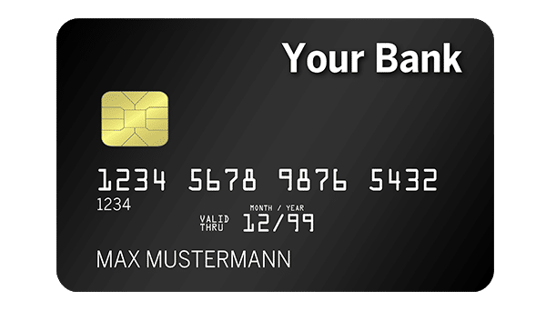 Baby size in week 14: Bank card